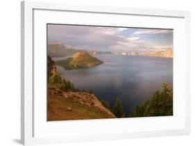 Across Crater Lake-Vincent James-Framed Photographic Print