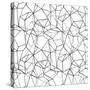 Across Geometrics Silver Crop-Wild Apple Portfolio-Stretched Canvas