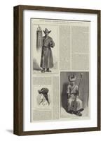 Across Mongolia, Sketches in Ourga, the Mongolian Capital-null-Framed Giclee Print