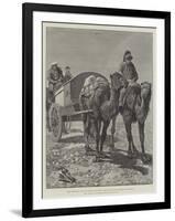 Across Mongolia, with the Russian Heavy Mail across the Gobi, Our Caravan in Mid-Desert-Richard Caton Woodville II-Framed Giclee Print