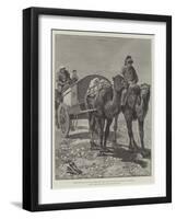Across Mongolia, with the Russian Heavy Mail across the Gobi, Our Caravan in Mid-Desert-Richard Caton Woodville II-Framed Giclee Print