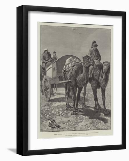 Across Mongolia, with the Russian Heavy Mail across the Gobi, Our Caravan in Mid-Desert-Richard Caton Woodville II-Framed Giclee Print