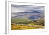 Across Ribblesdale to Ingleborough from Above Stainforth Near Settle, Yorkshire Dales, Yorkshire-Mark Sunderland-Framed Photographic Print