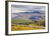 Across Ribblesdale to Ingleborough from Above Stainforth Near Settle, Yorkshire Dales, Yorkshire-Mark Sunderland-Framed Photographic Print