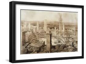 Across Siena, Fragments d'Architecture du Moyen Age et de La Renaissance, Engraved Chauvet-null-Framed Giclee Print