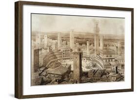 Across Siena, Fragments d'Architecture du Moyen Age et de La Renaissance, Engraved Chauvet-null-Framed Giclee Print