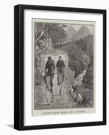 Across South Africa on a Bicycle-null-Framed Giclee Print