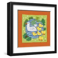 Across The Pond-Clare Beaton-Framed Art Print