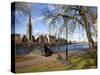 Across the River Tay from Norrie Miller Park, Perth, Perth and Kinross, Scotland-Mark Sunderland-Stretched Canvas