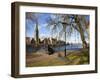 Across the River Tay from Norrie Miller Park, Perth, Perth and Kinross, Scotland-Mark Sunderland-Framed Photographic Print