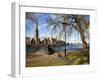 Across the River Tay from Norrie Miller Park, Perth, Perth and Kinross, Scotland-Mark Sunderland-Framed Photographic Print