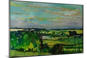 Across the Valley, Bedfordshire, 1973-Brenda Brin Booker-Mounted Giclee Print