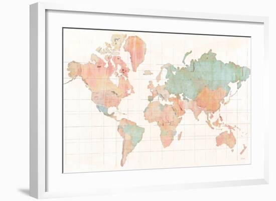 Across the World-Sue Schlabach-Framed Art Print