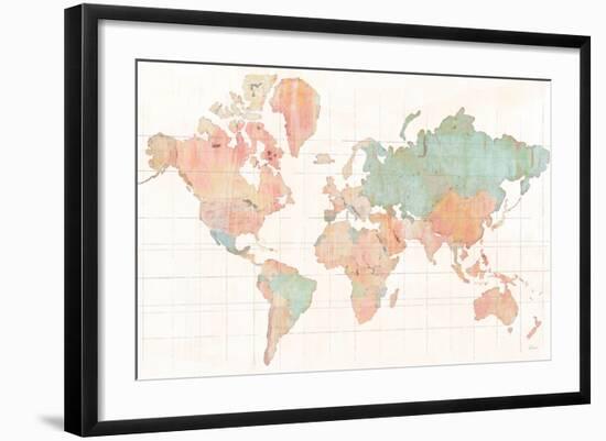 Across the World-Sue Schlabach-Framed Art Print