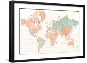 Across the World-Sue Schlabach-Framed Art Print