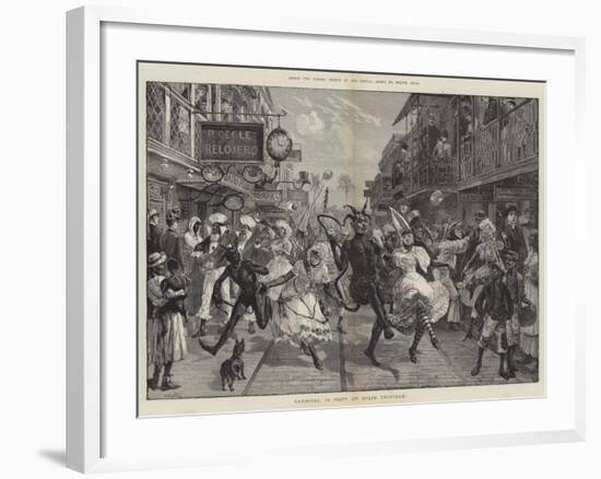 Across Two Oceans, Carnival in Port of Spain, Trinidad-William Heysham Overend-Framed Giclee Print