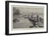 Across Two Oceans, Shooting Sting-Rayfish on the Berbice River-null-Framed Giclee Print