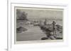 Across Two Oceans, Shooting Sting-Rayfish on the Berbice River-null-Framed Giclee Print