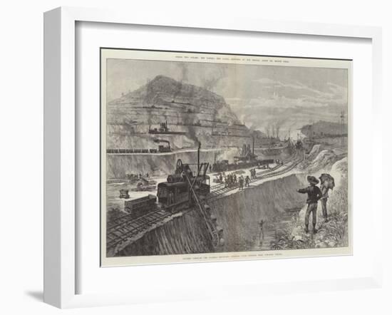 Across Two Oceans, the Panama Ship Canal-Melton Prior-Framed Giclee Print