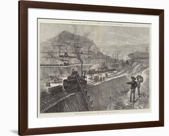 Across Two Oceans, the Panama Ship Canal-Melton Prior-Framed Giclee Print