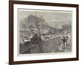 Across Two Oceans, the Panama Ship Canal-Melton Prior-Framed Giclee Print