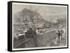 Across Two Oceans, the Panama Ship Canal-Melton Prior-Framed Stretched Canvas