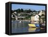 Across Water from Noss Mayo to the Village of Newton Ferrers, Near Plymouth, Devon, England, UK-Ruth Tomlinson-Framed Stretched Canvas