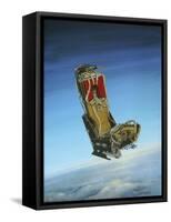 Acrylic Painting of the Martin Baker Ejection Seat-null-Framed Stretched Canvas