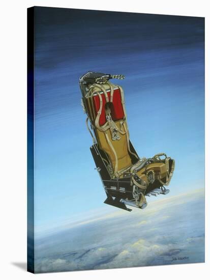 Acrylic Painting of the Martin Baker Ejection Seat-null-Stretched Canvas