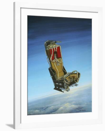 Acrylic Painting of the Martin Baker Ejection Seat-null-Framed Art Print