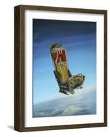 Acrylic Painting of the Martin Baker Ejection Seat-null-Framed Art Print