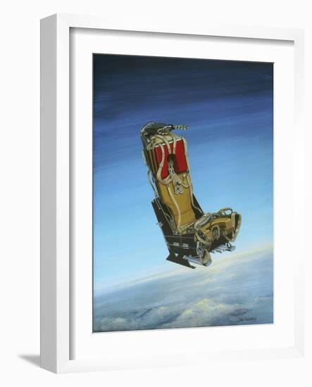 Acrylic Painting of the Martin Baker Ejection Seat-null-Framed Art Print