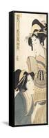 Act 1-Kitagawa Utamaro-Framed Stretched Canvas