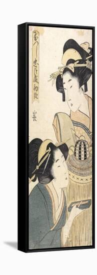 Act 1-Kitagawa Utamaro-Framed Stretched Canvas