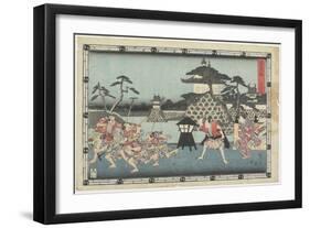 Act 3, 1843-1847-Utagawa Hiroshige-Framed Giclee Print