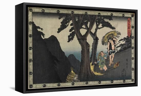 Act 5, C. 1838-Utagawa Hiroshige-Framed Stretched Canvas