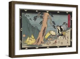 Act 5, Early 19th Century-Utagawa Hiroshige-Framed Giclee Print
