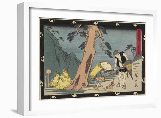 Act 5, Early 19th Century-Utagawa Hiroshige-Framed Giclee Print