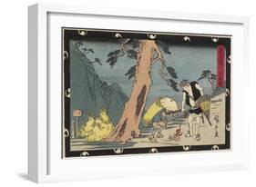 Act 5, Early 19th Century-Utagawa Hiroshige-Framed Giclee Print