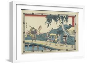 Act 6, 1843-1847-Utagawa Hiroshige-Framed Giclee Print