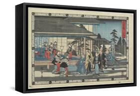 Act 7, 1843-1847-Utagawa Hiroshige-Framed Stretched Canvas