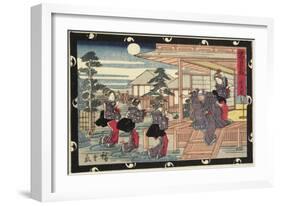 Act 7, Early 19th Century-Utagawa Hiroshige-Framed Giclee Print