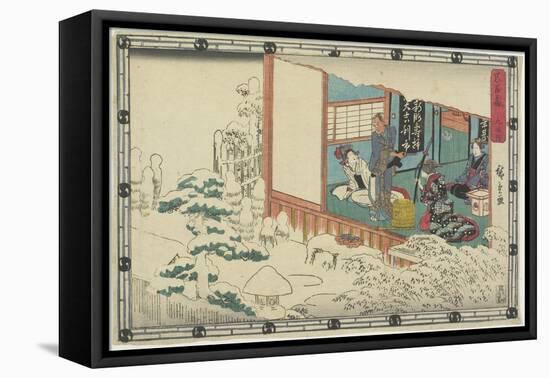 Act 9, 1843-1847-Utagawa Hiroshige-Framed Stretched Canvas