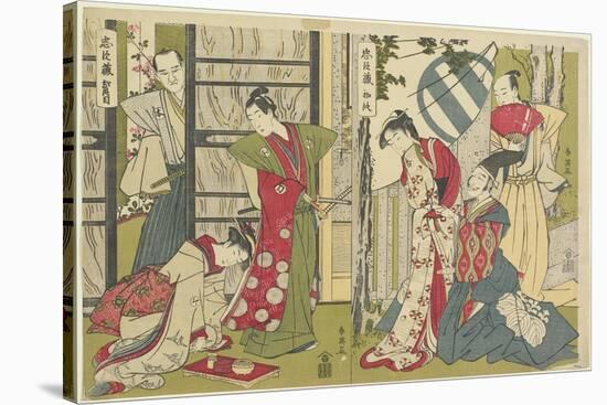 Act I and Act II, 1789-1794-Katsukawa Shun'ei-Stretched Canvas