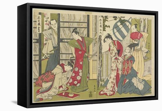 Act I and Act II, 1789-1794-Katsukawa Shun'ei-Framed Stretched Canvas