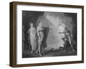 Act I Scene ii from The Tempest, c19th century-null-Framed Giclee Print