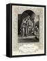 Act II Scene 3 Hotspur and His Wife-Alfred Heath-Framed Stretched Canvas