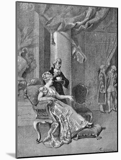 Act Ii, Scene VII from Comedy Clever Wife-Carlo Goldoni-Mounted Giclee Print