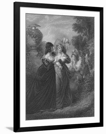 Act III Scene i from Much Ado About Nothing, c19th century-null-Framed Giclee Print