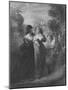 Act III Scene i from Much Ado About Nothing, c19th century-null-Mounted Giclee Print